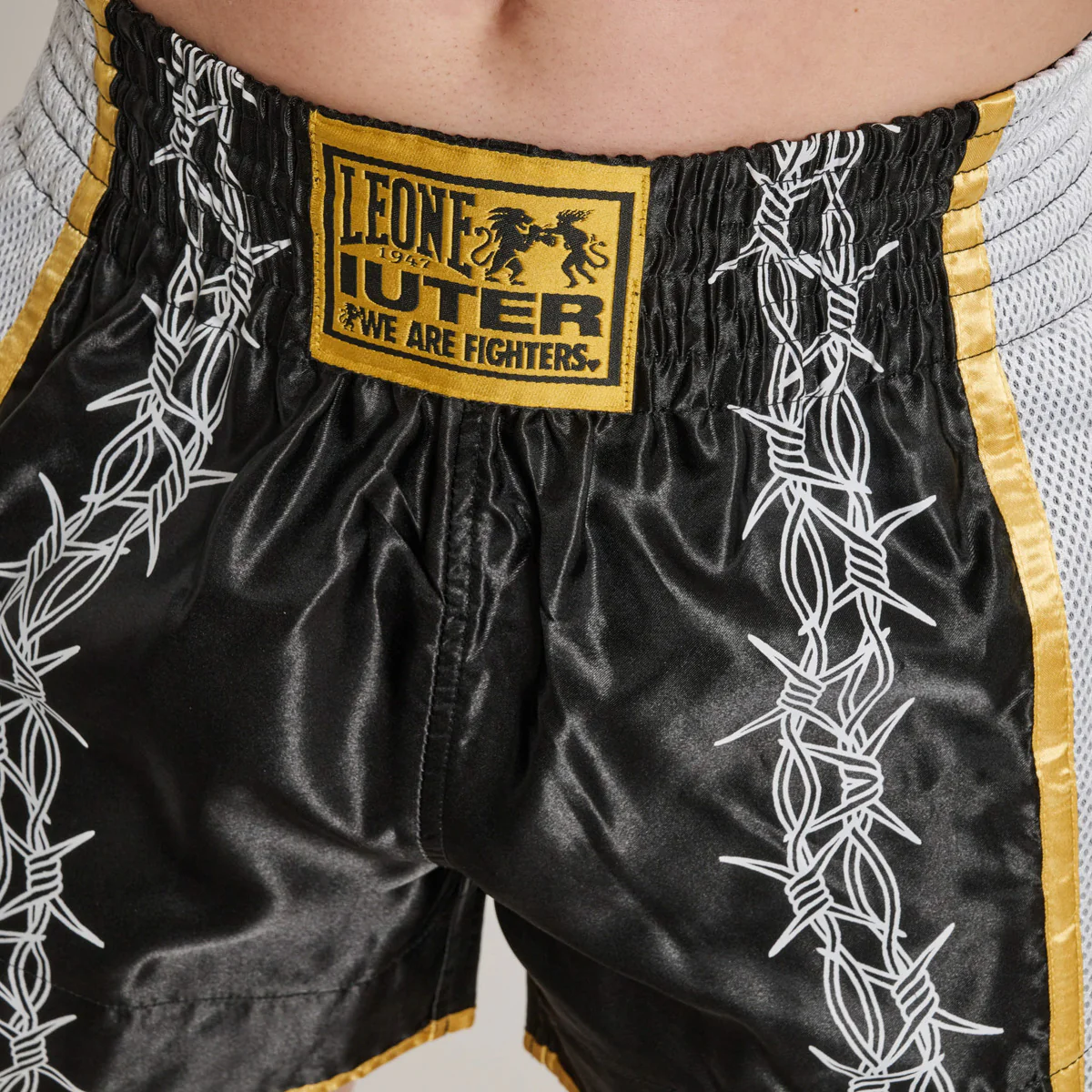 Shorts kick-thai Leone IUTER Barbed Wire AB05IU Black  - Image 6