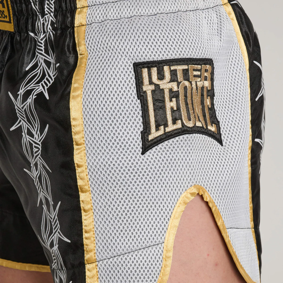 Shorts kick-thai Leone IUTER Barbed Wire AB05IU Black  - Image 7