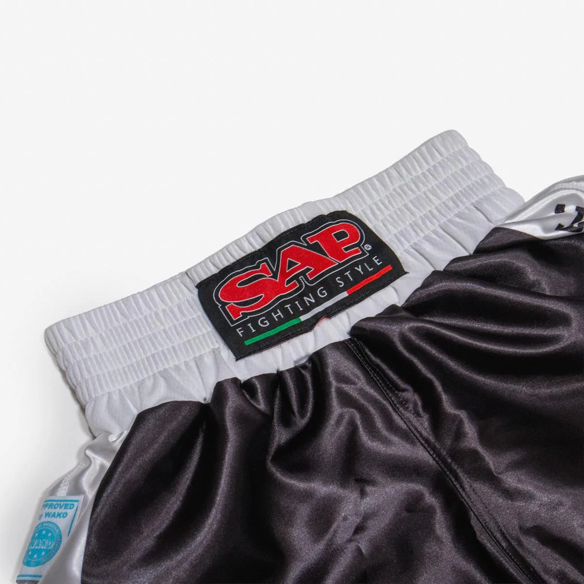 Shorts kick-thai SAP WAKO Combat Competition Black  - Image 3