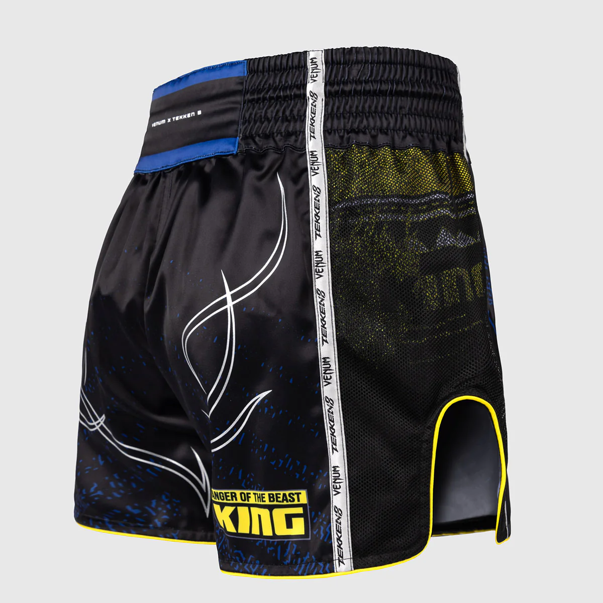 Shorts kick-thai Venum Tekken 8 King Black-yellow  - Image 3