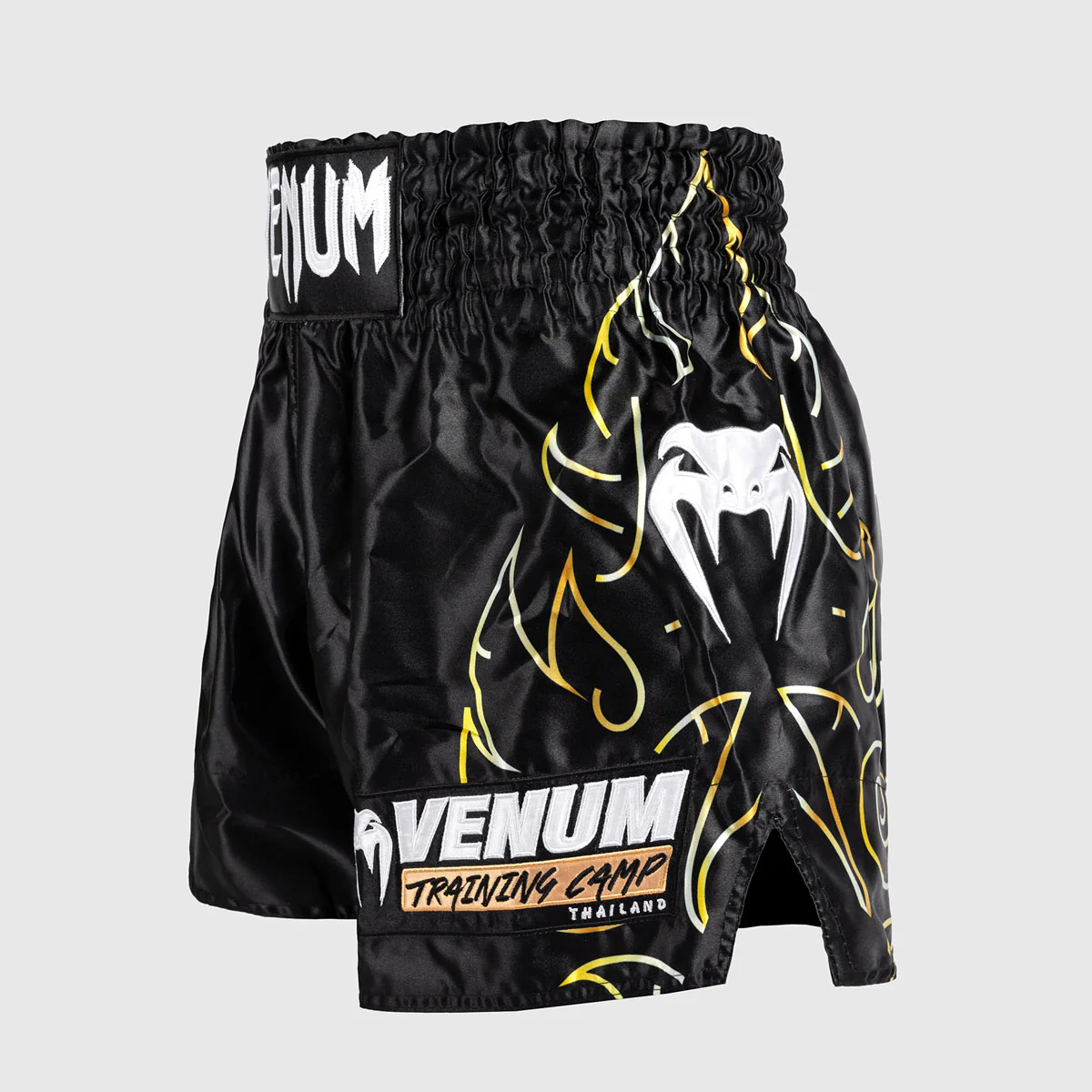 Shorts kick-thai Venum VTC Flames Black-gold  - Image 2