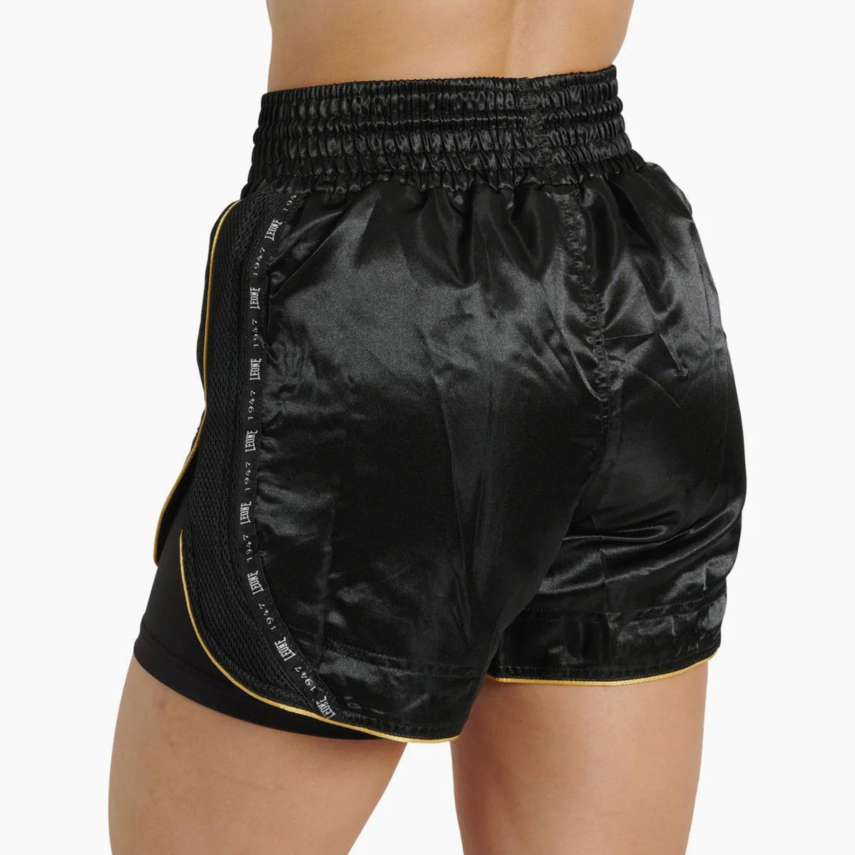 Shorts kick-thai woman Leone Classic AB882 Black  - Image 2