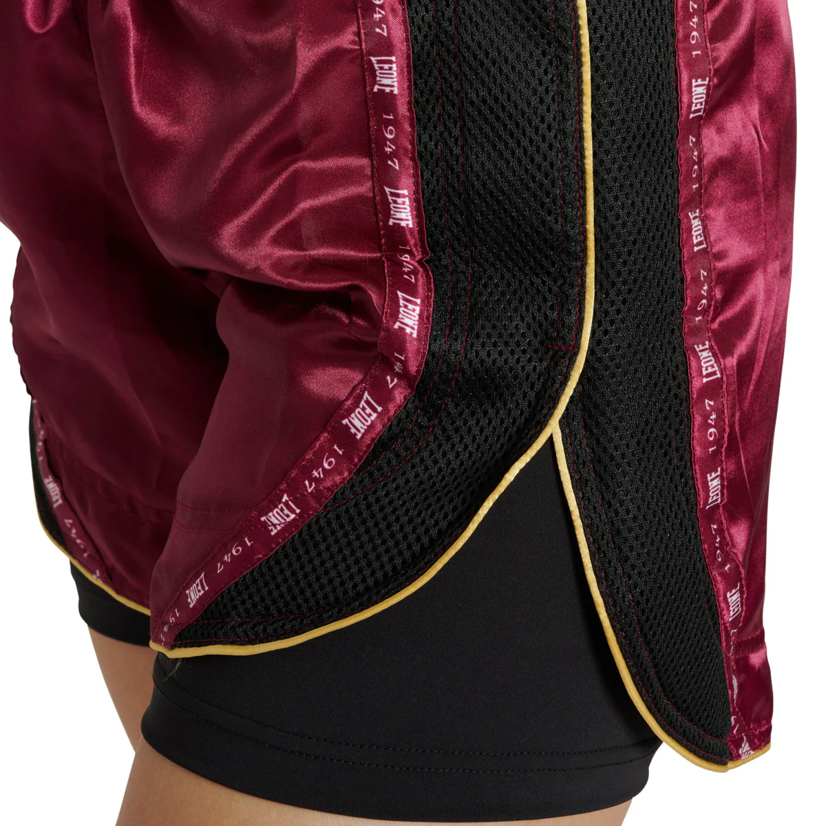 Shorts kick-thai woman Leone Classic AB882 Purple  - Image 3