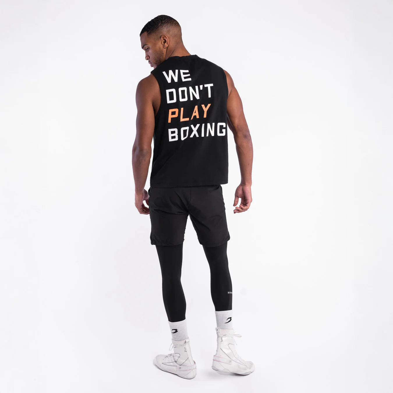 Sleeveless t-shirt Boxraw We Don't Play Boxing Black  - Image 6