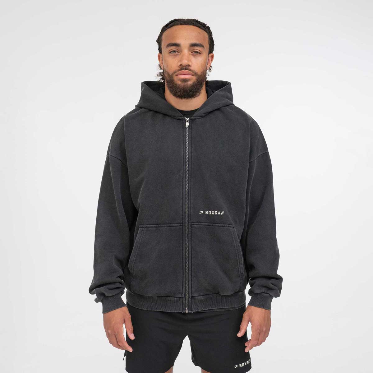 Sweatshirt Boxraw Sparring Club Oversize with hood and zipper  - Image 2