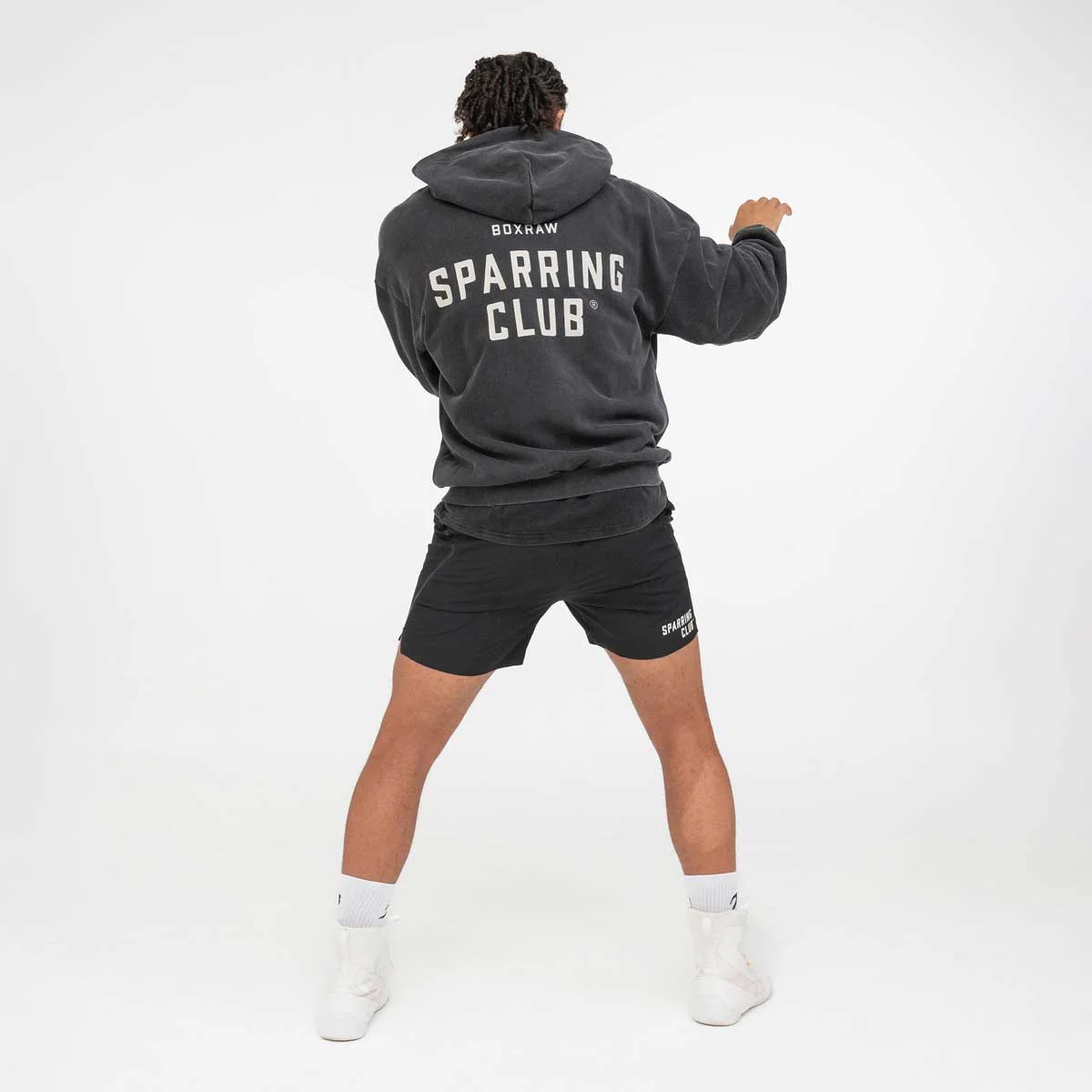 Sweatshirt Boxraw Sparring Club Oversize with hood and zipper  - Image 4