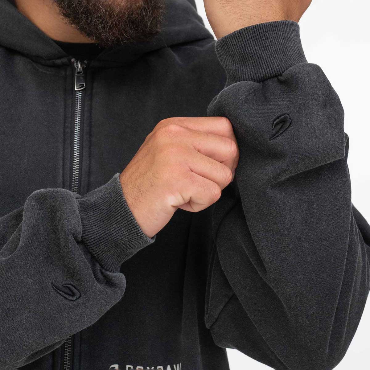 Sweatshirt Boxraw Sparring Club Oversize with hood and zipper  - Image 9