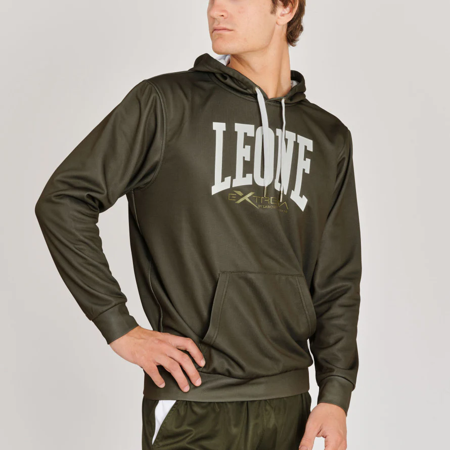 Sweatshirt Leone Extrema Logo with hood ABX111  - Image 10