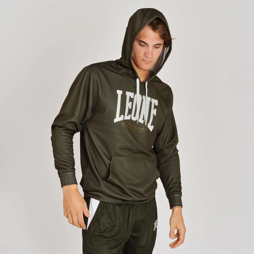 Sweatshirt Leone Extrema Logo with hood ABX111  - Image 14