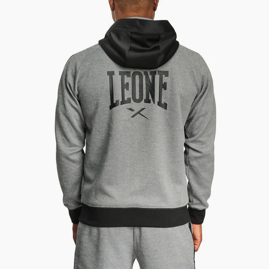 Sweatshirt Leone Melange ABX611 with hood  - Image 6