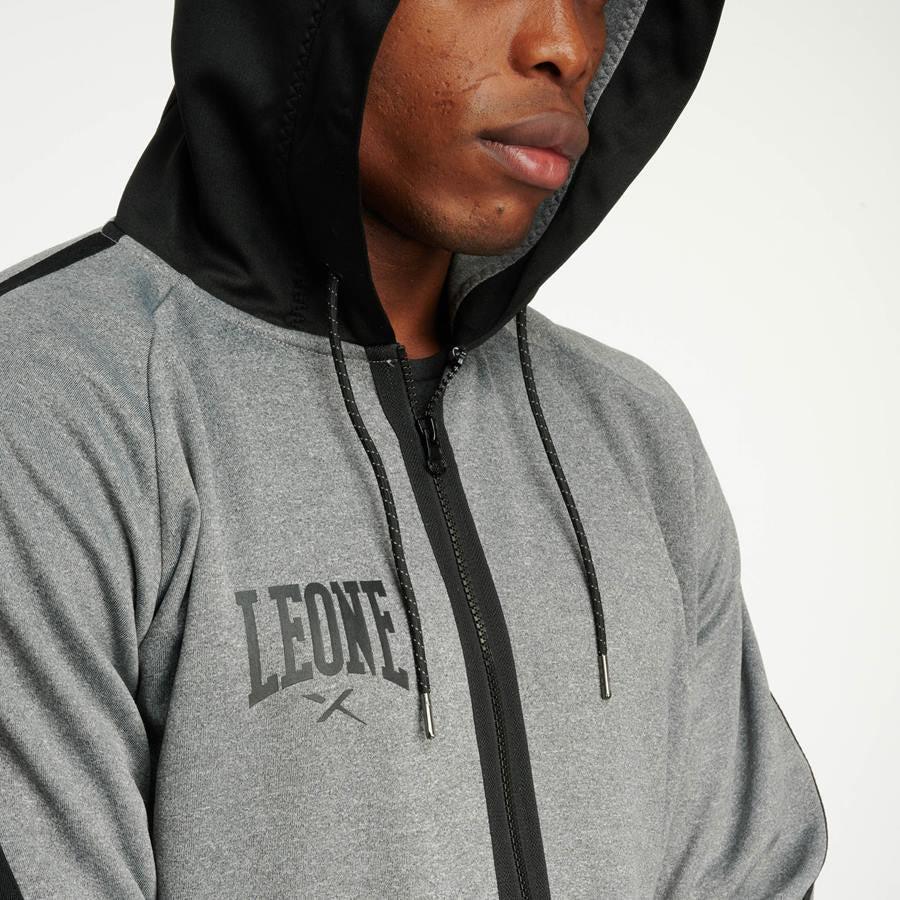 Sweatshirt Leone Melange ABX611 with hood  - Image 8