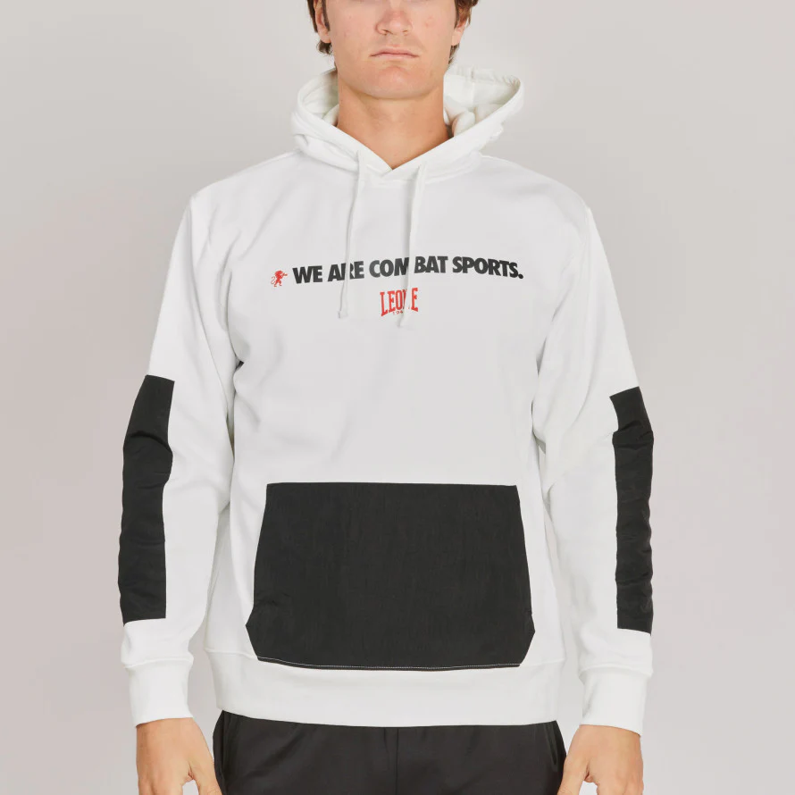 Sweatshirt Leone Logo Wacs with hood ABX136  - Image 16