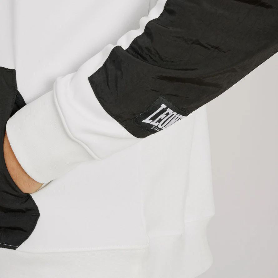 Sweatshirt Leone Logo Wacs with hood ABX136  - Image 21
