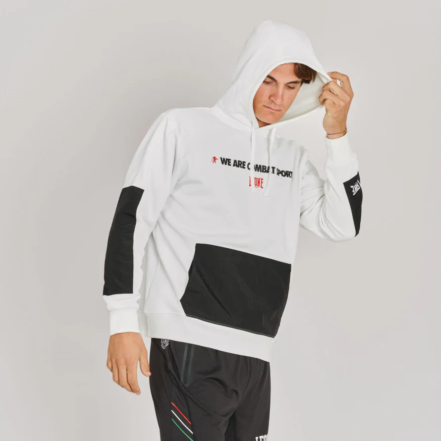 Sweatshirt Leone Logo Wacs with hood ABX136  - Image 23