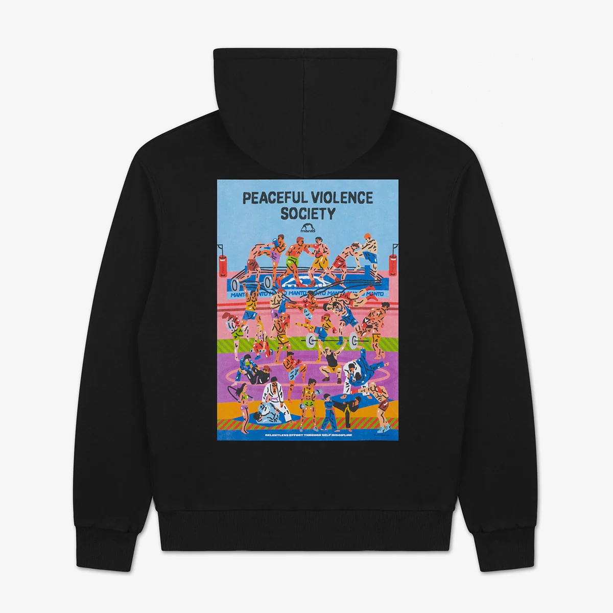 Sweatshirt Manto Gym 3.0 with black hood 
