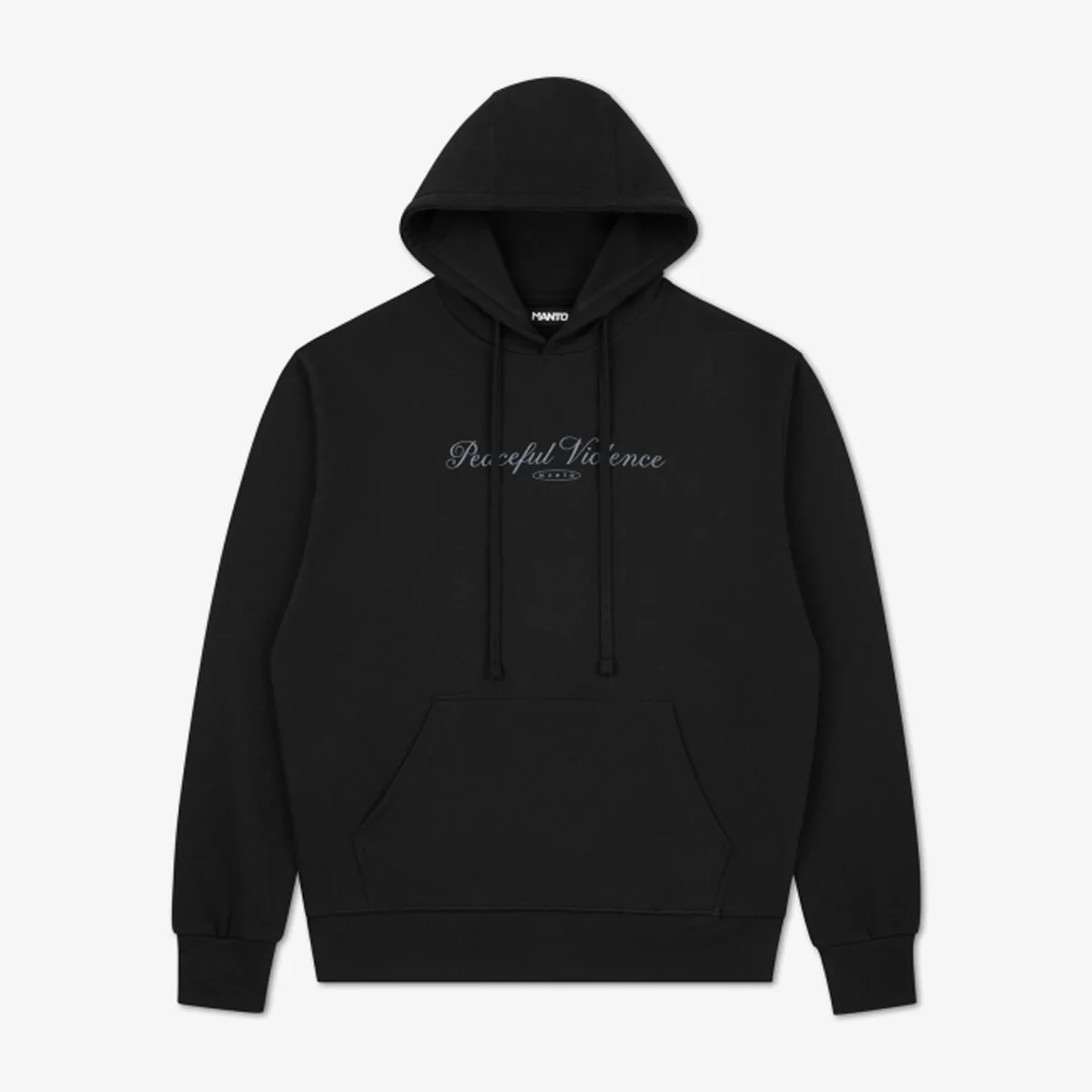 Sweatshirt Manto Peaceful Violence with Black hood 
