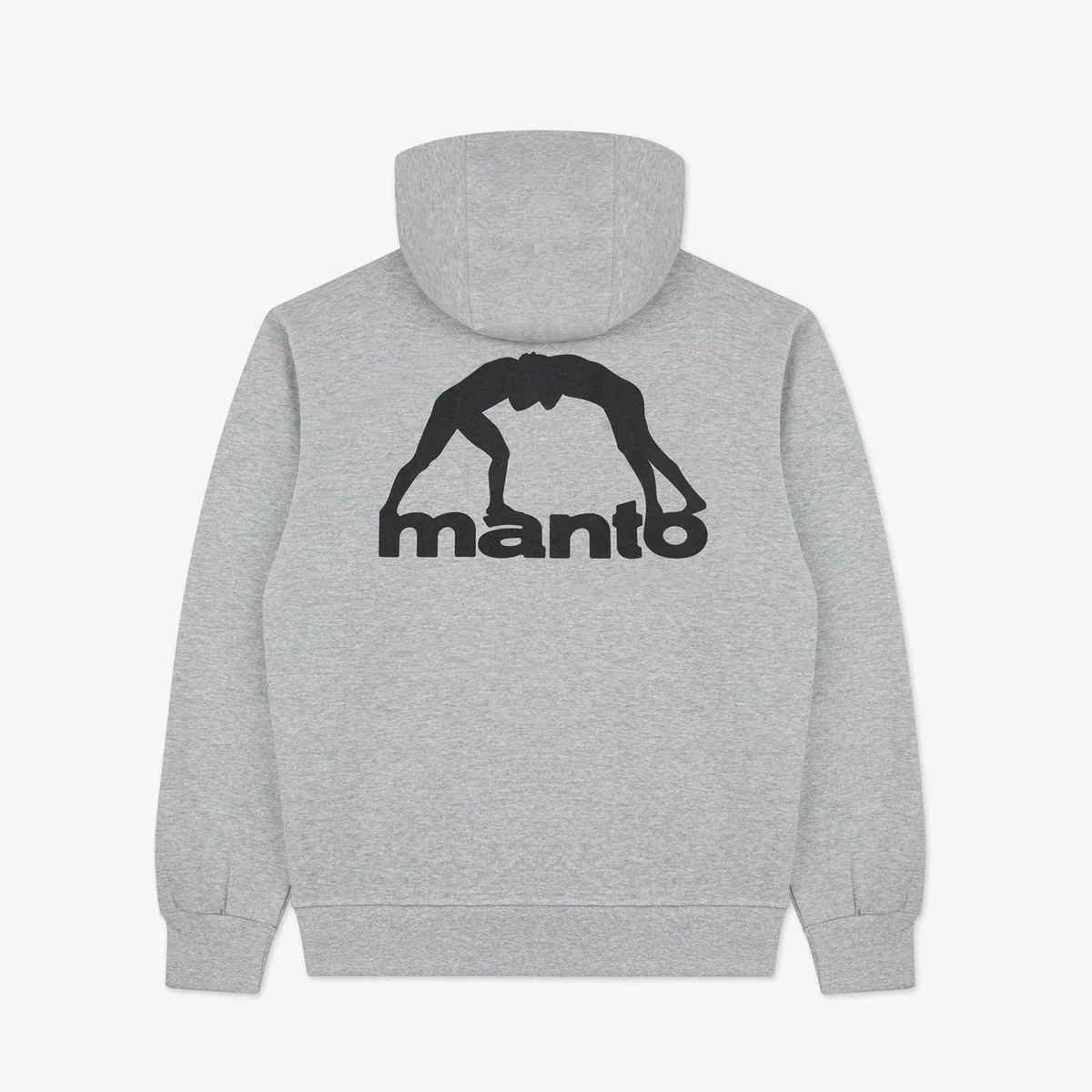 Sweatshirt Manto Peaceful Violence with hood Gray  - Image 2