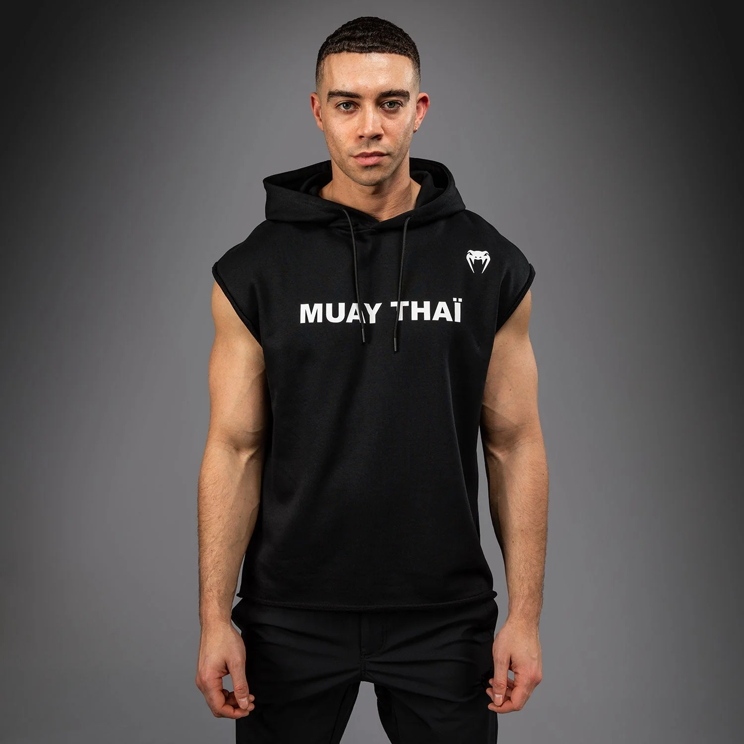 Sweatshirt sleeveless Venum Muay Thai VT with hood 