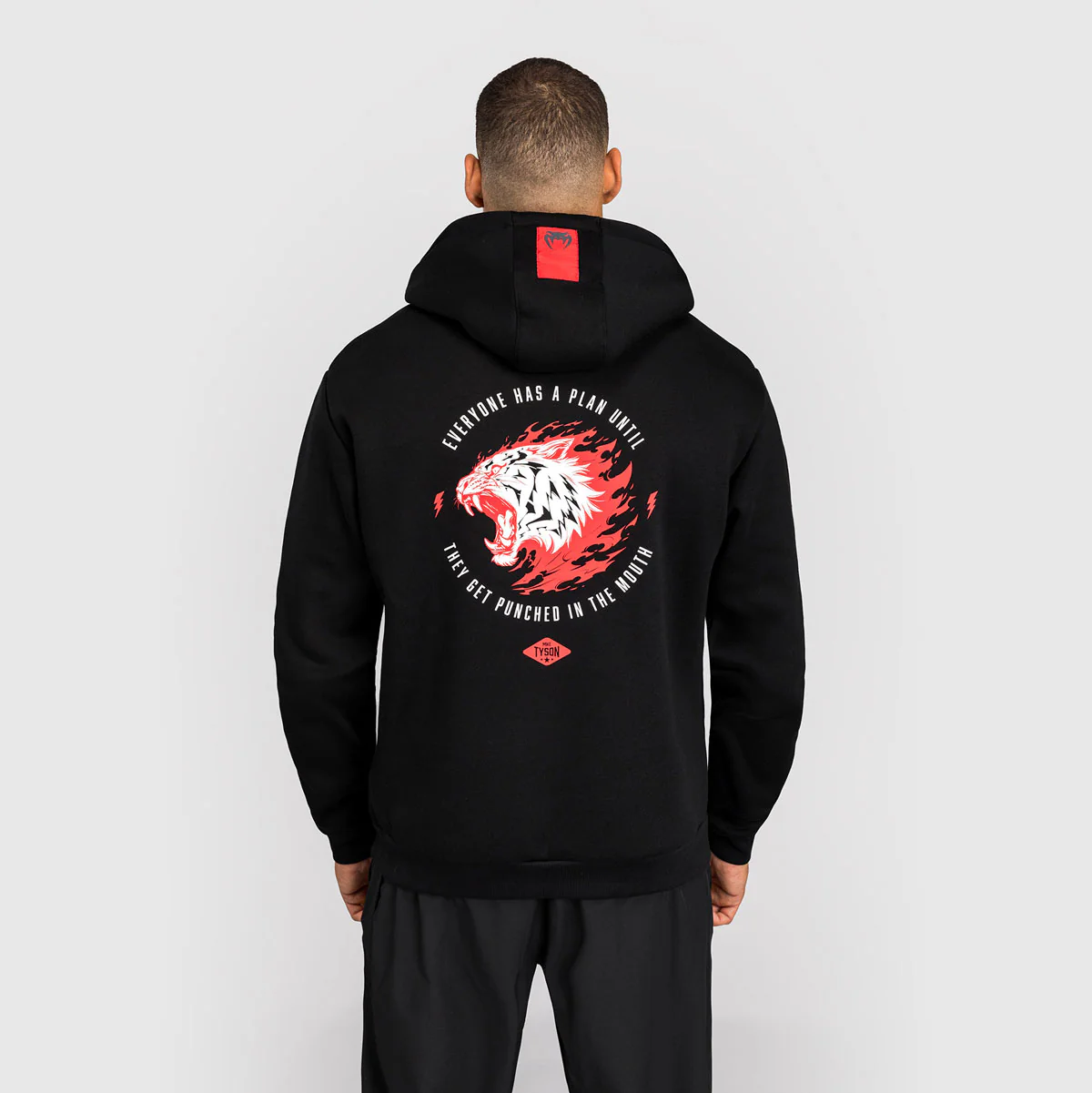 Sweatshirt Venum x Mike Tyson Tiger with hood Black 