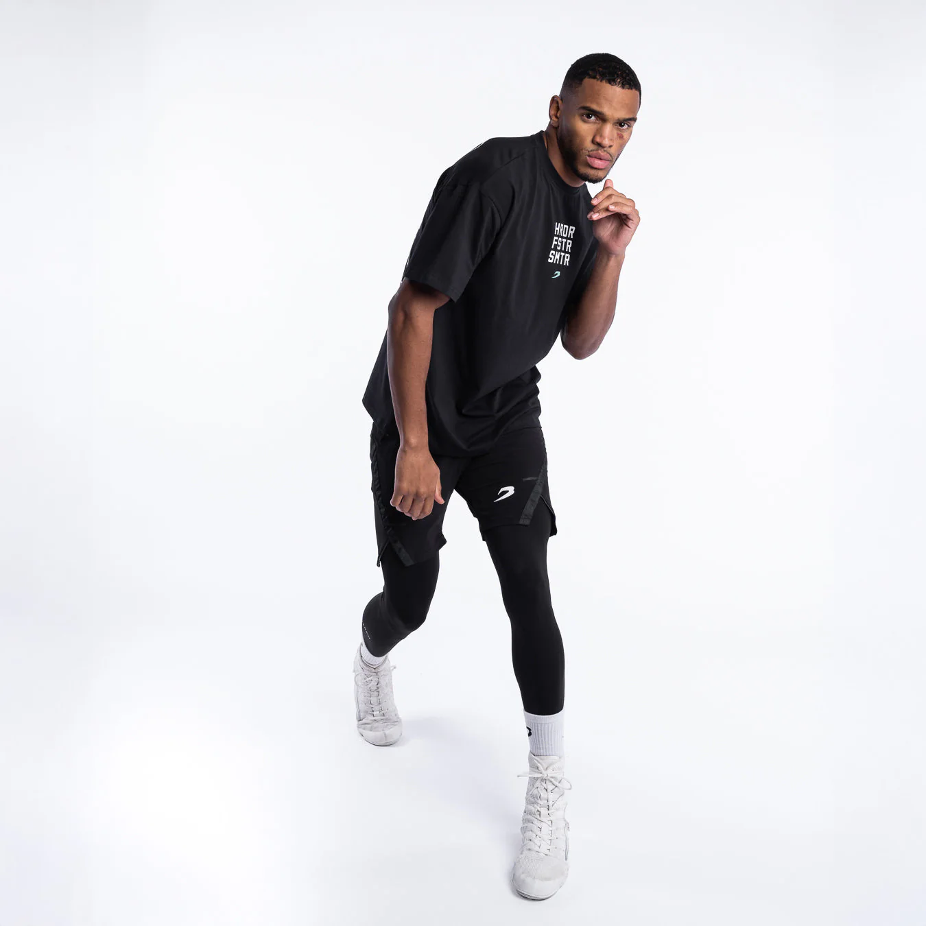 T-shirt Boxraw HRDR FSTR SMTR Oversize Black  - Image 7