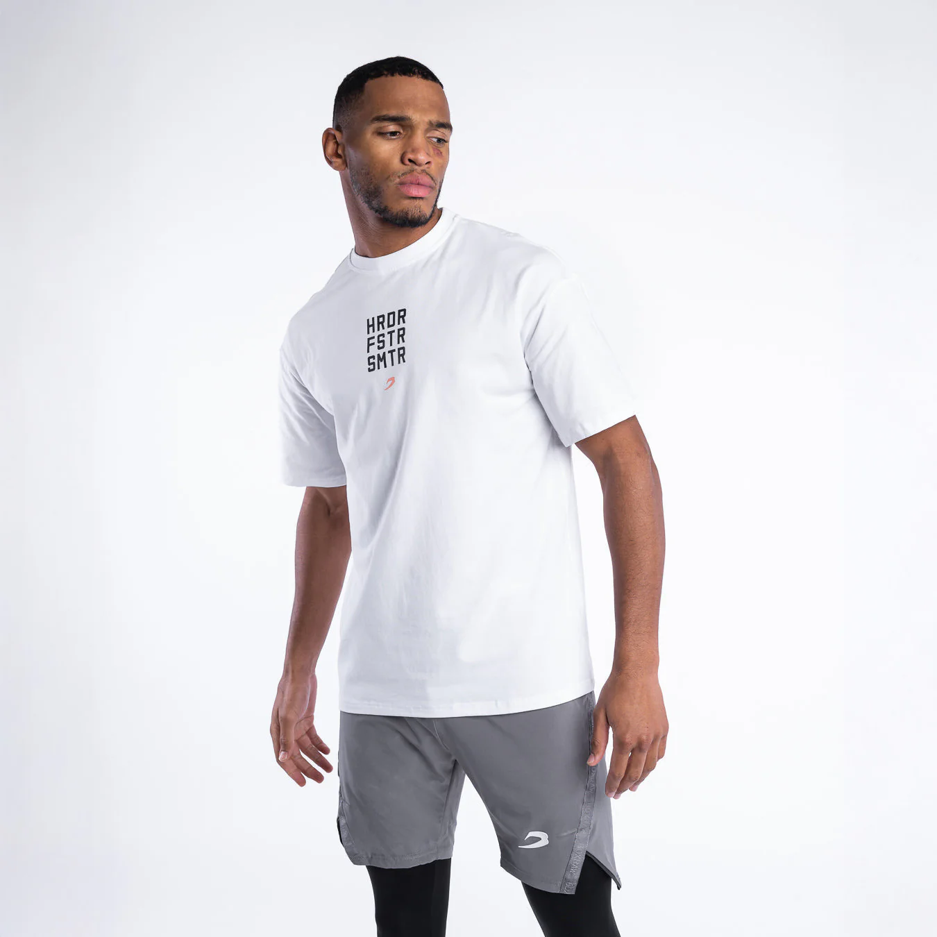 T-shirt Boxraw HRDR FSTR SMTR Oversize White  - Image 6
