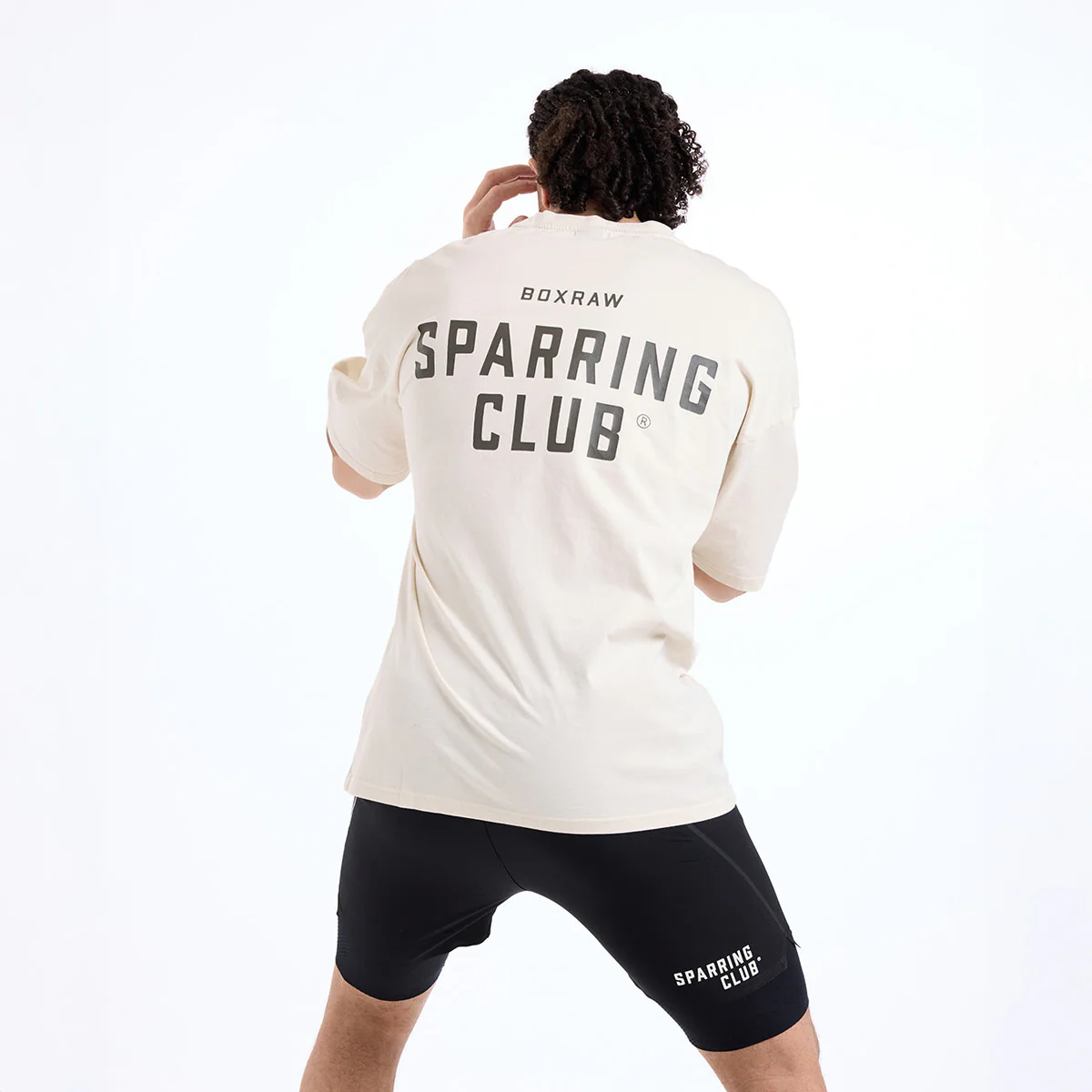 T-shirt Boxraw Sparring Club Oversize Beige 