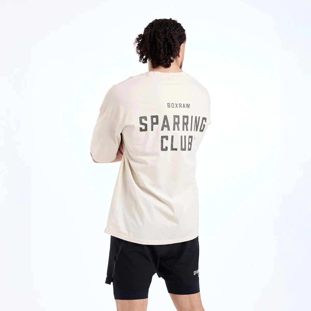 T-shirt Boxraw Sparring Club Oversize Beige  - Image 2