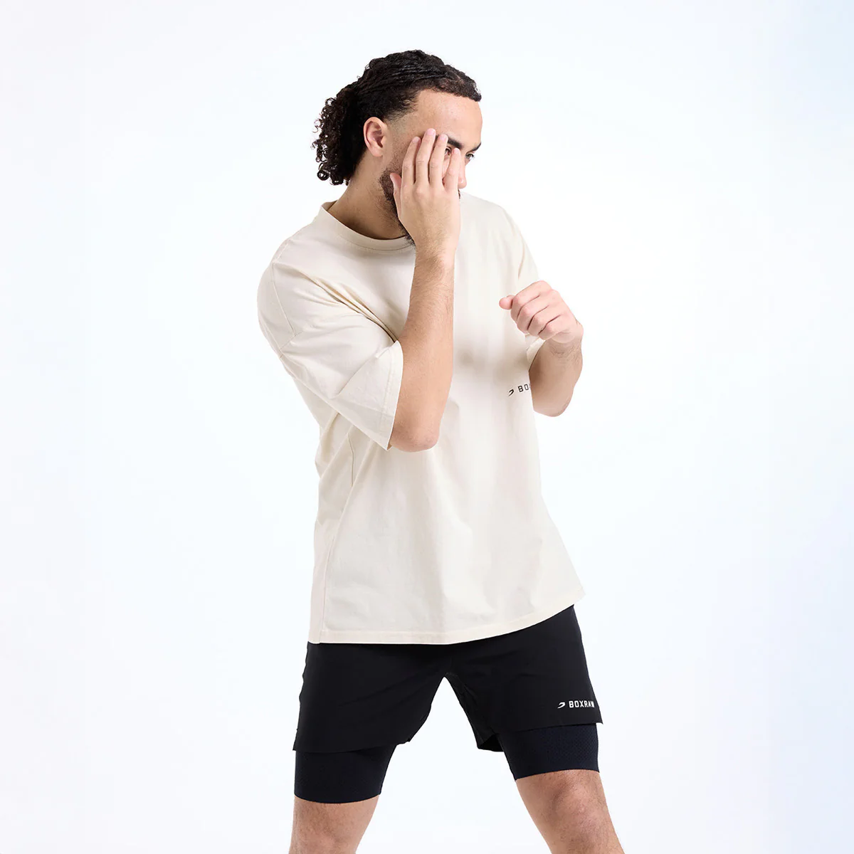 T-shirt Boxraw Sparring Club Oversize Beige  - Image 6