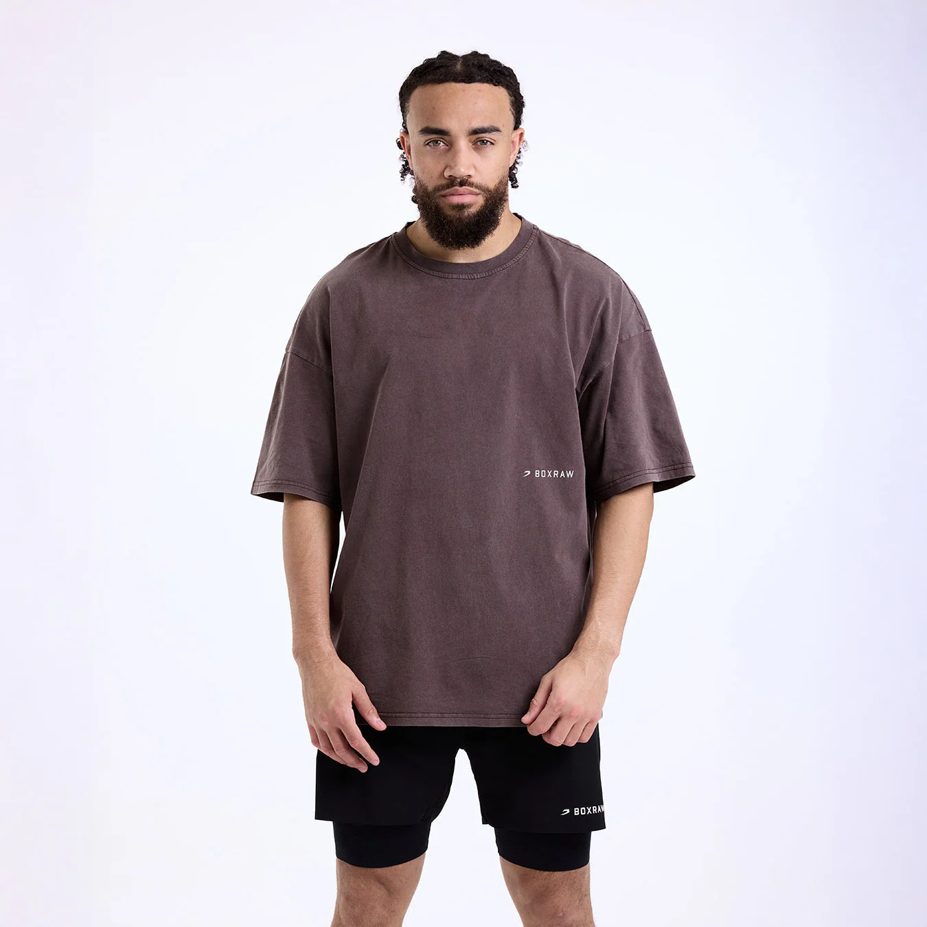 T-shirt Boxraw Sparring Club Oversize Brown  - Image 5