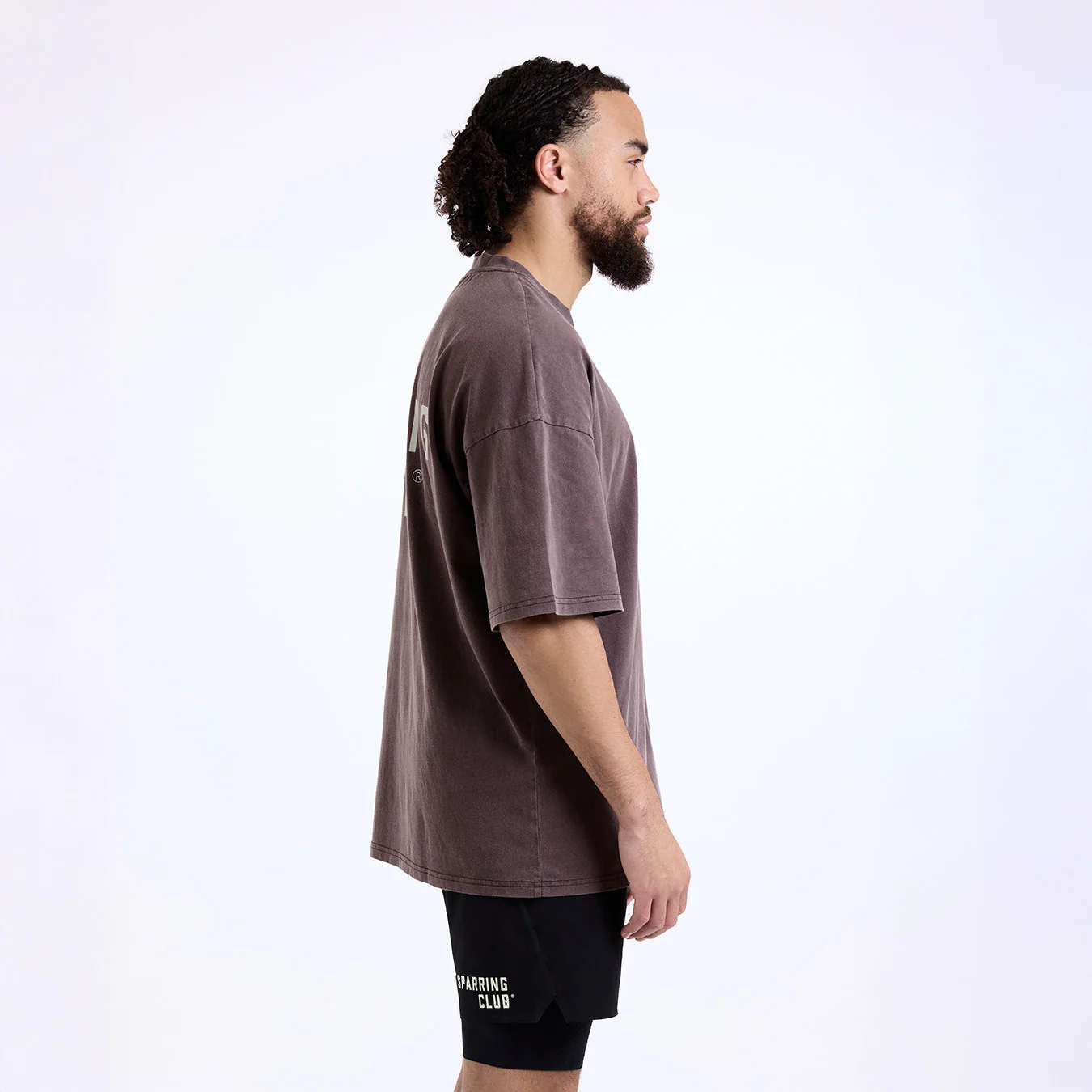 T-shirt Boxraw Sparring Club Oversize Brown  - Image 6