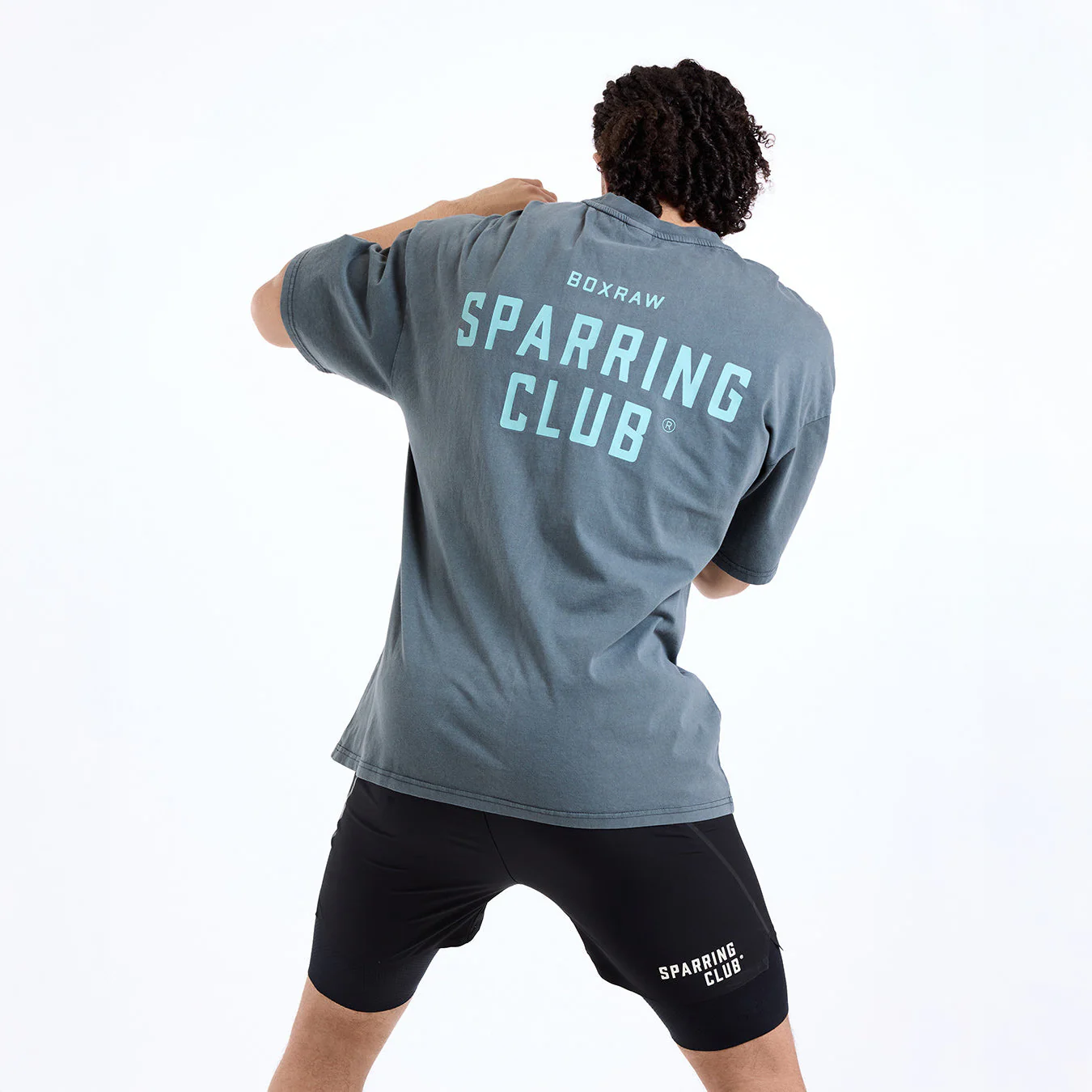 T-shirt Boxraw Sparring Club Oversize Gray 