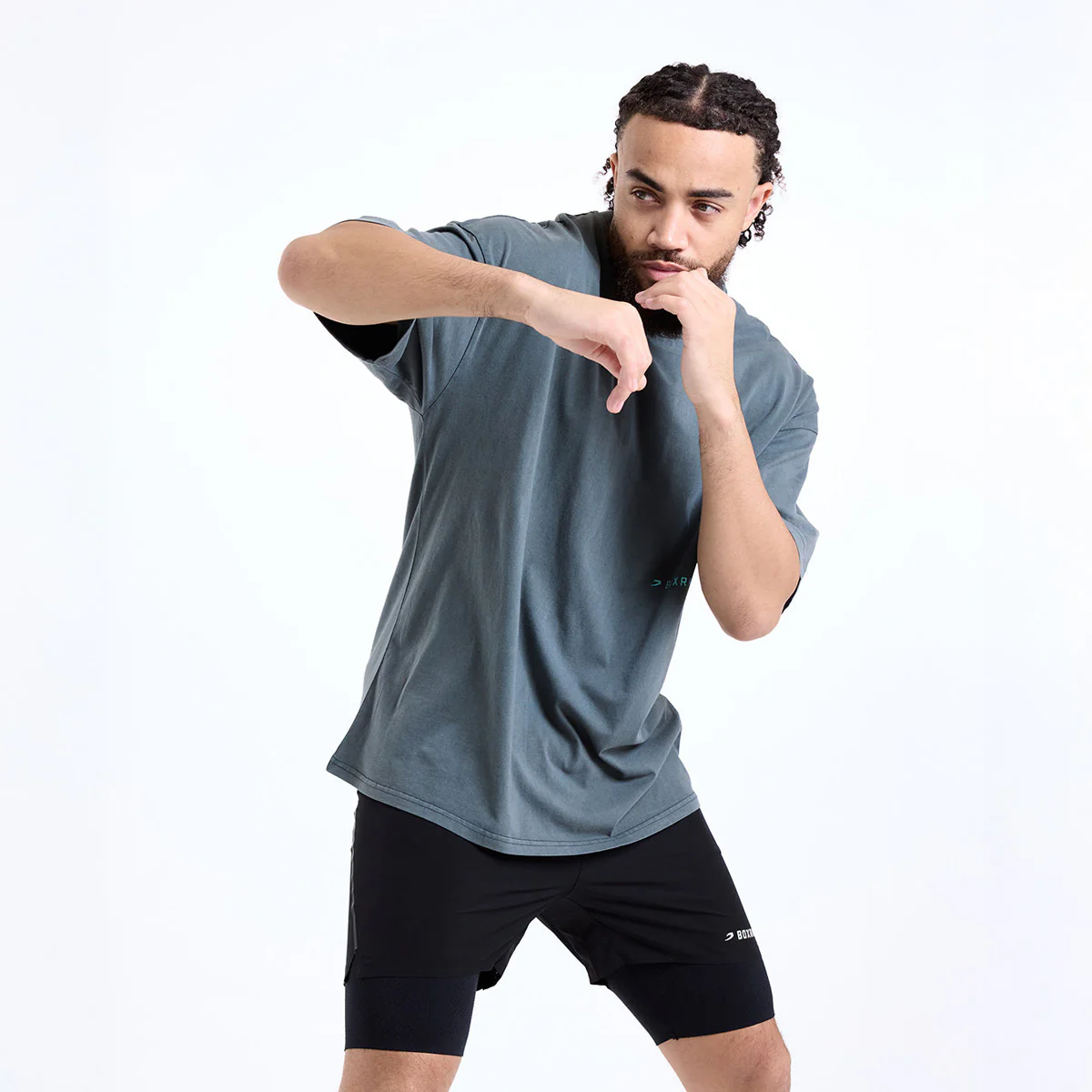 T-shirt Boxraw Sparring Club Oversize Gray  - Image 5