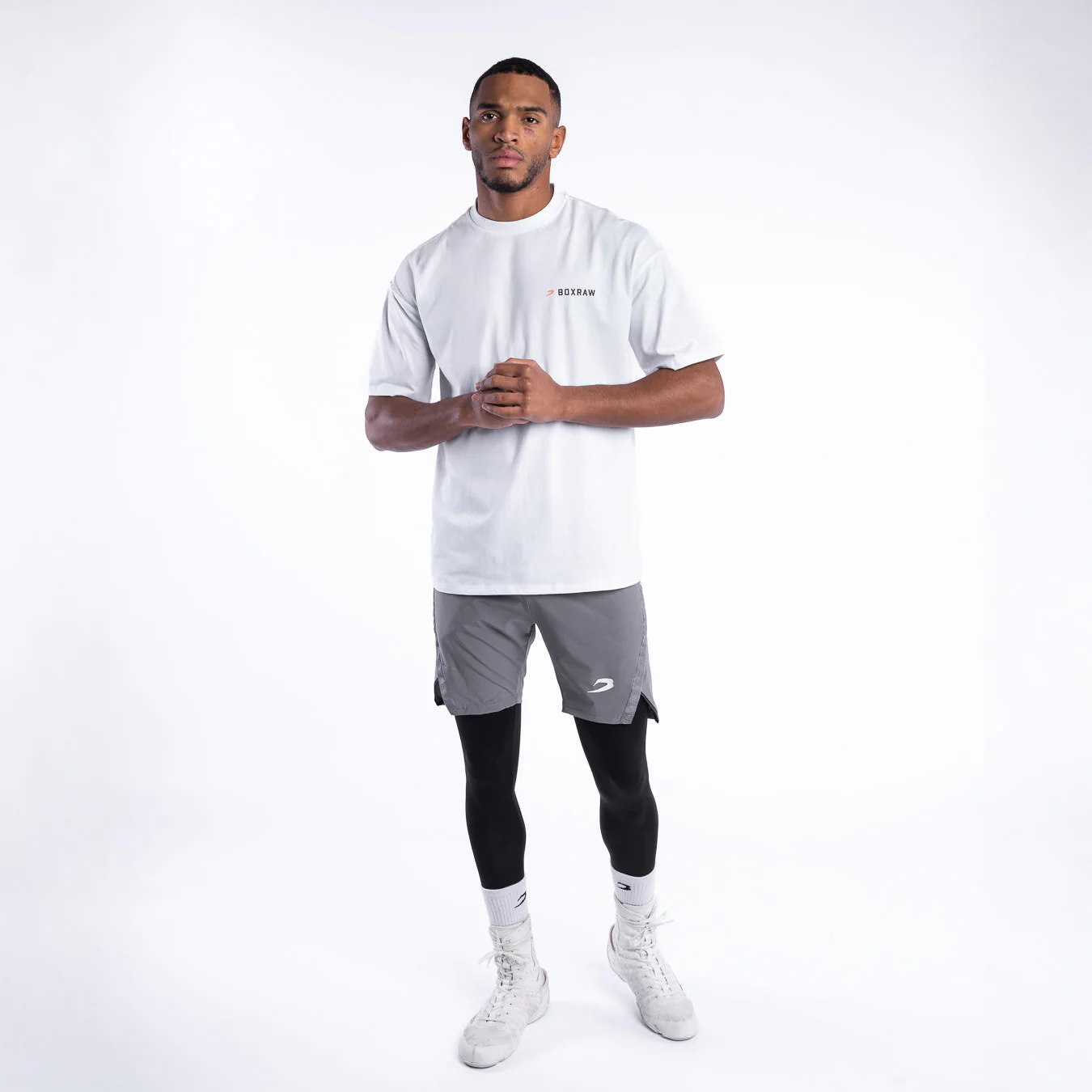 T-shirt Boxraw We Don't Play Boxing Oversize White  - Image 2