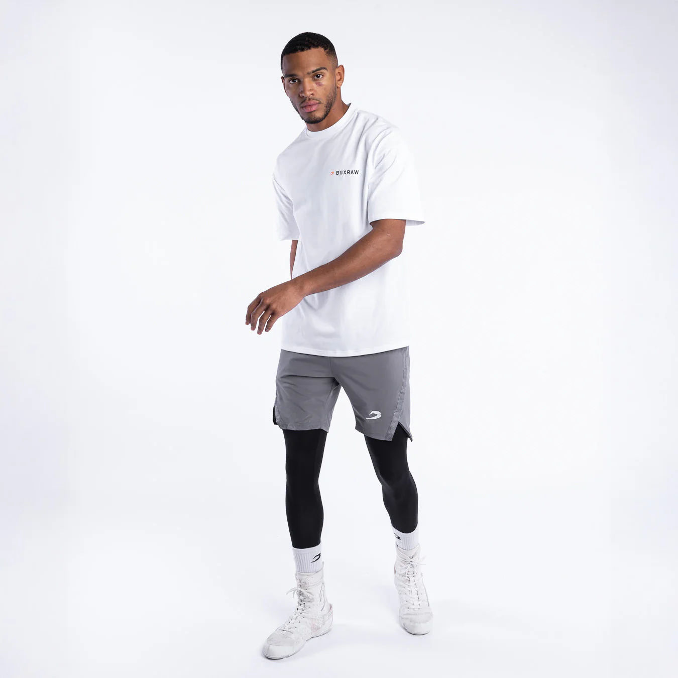 T-shirt Boxraw We Don't Play Boxing Oversize White  - Image 3