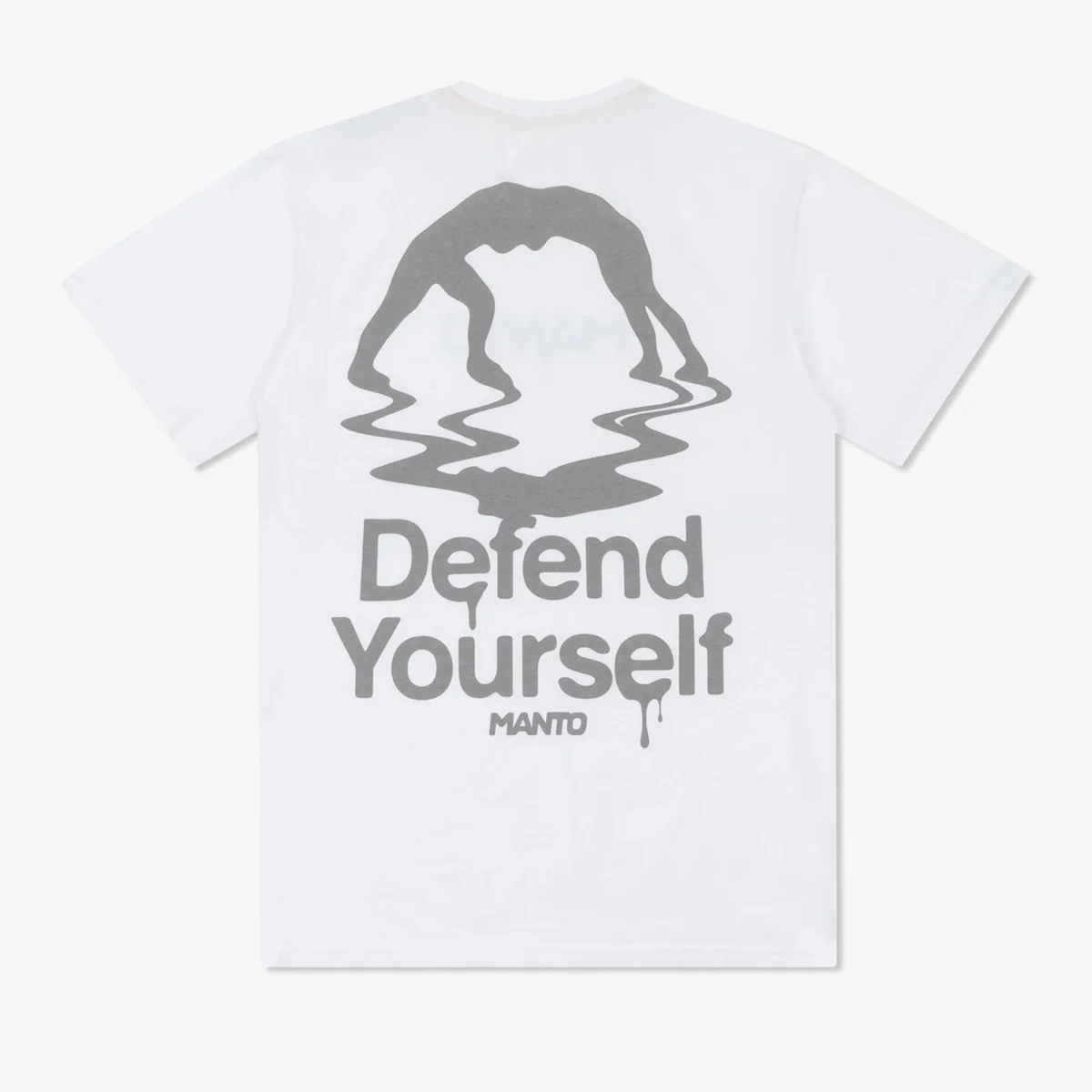 T-shirt Manto White drip 