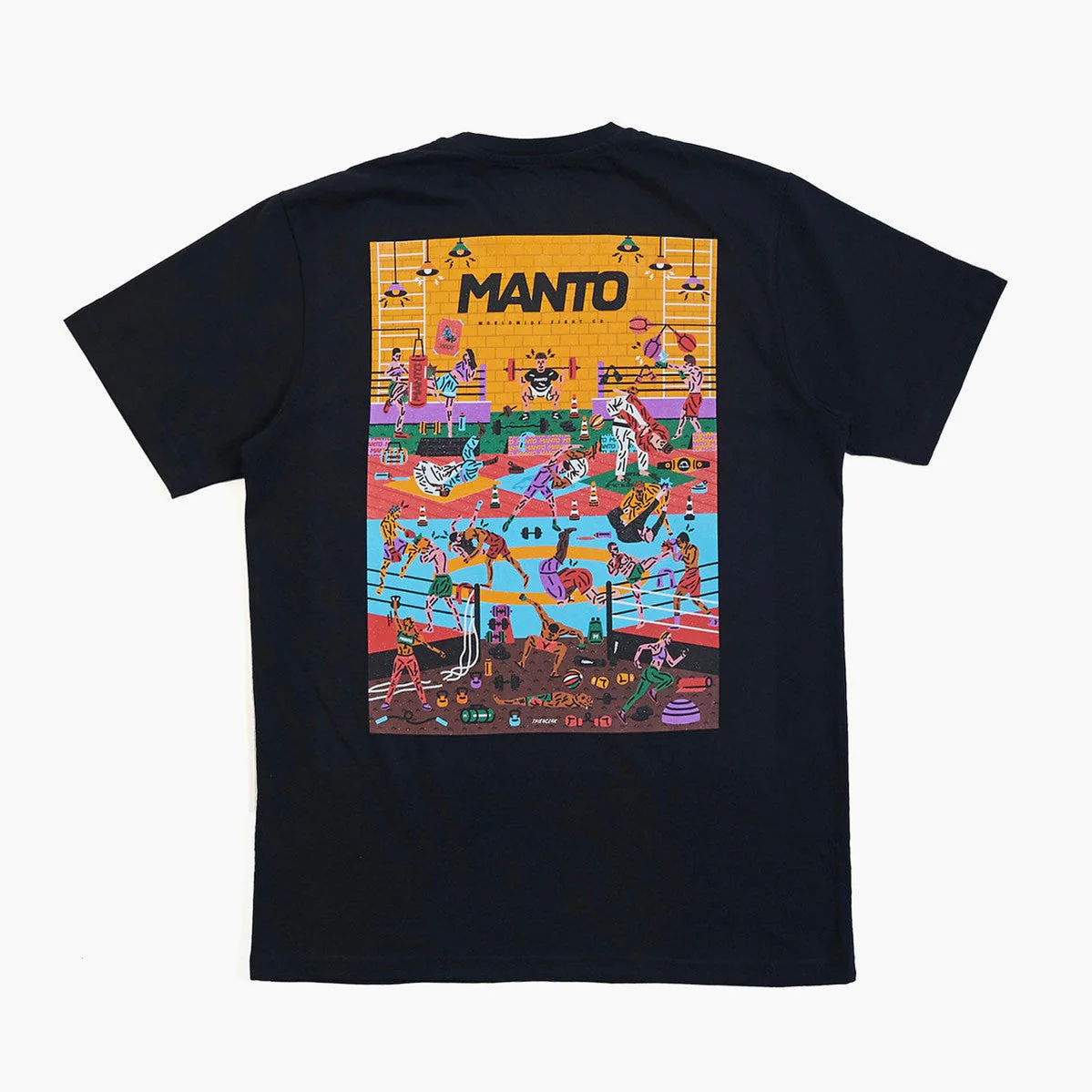T-shirt Manto Gym 2.0 Black 