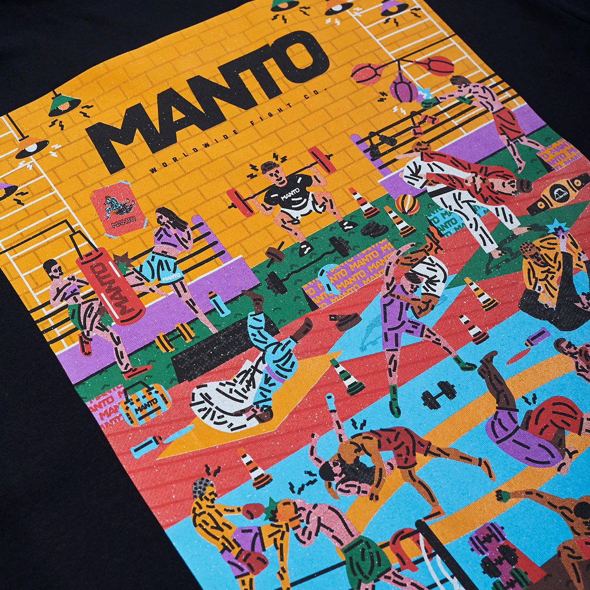 T-shirt Manto Gym 2.0 Black  - Image 5