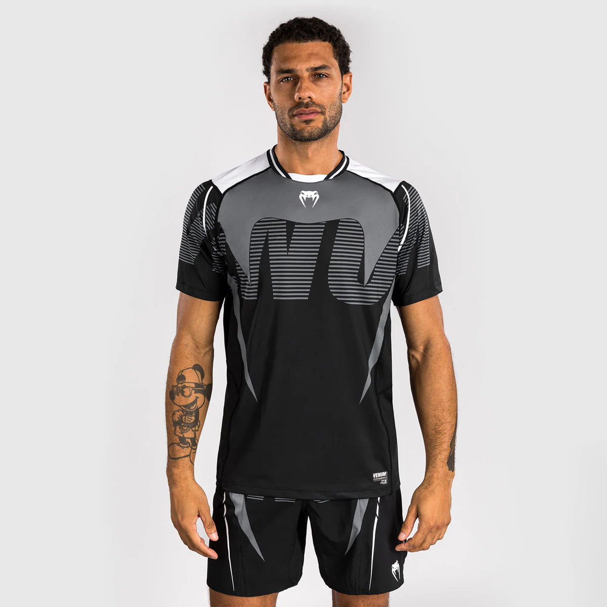 T-shirt Venum Adrenaline Dry Tech Black-gray 
