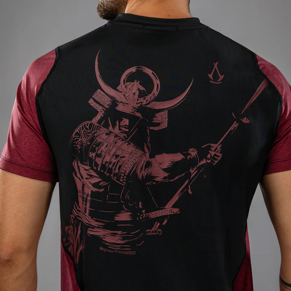 T-shirt Venum Assassin's Creed Shadows Dry Tech Red-black  - Image 4