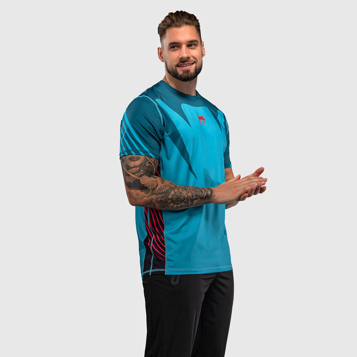 T-shirt Venum Attack 90 Dry Tech Turquoise  - Image 2