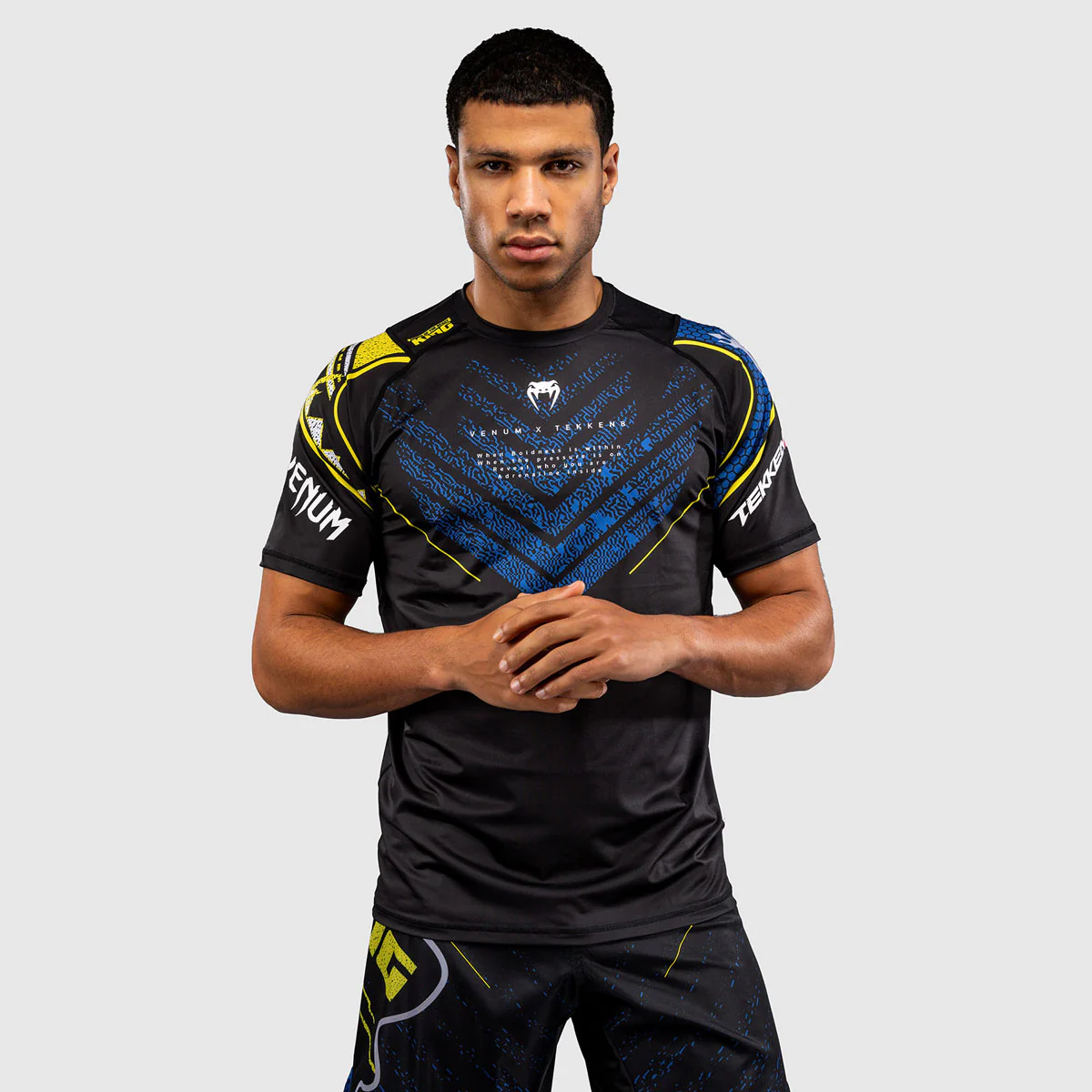 T-shirt Venum Dry Tech Tekken 8 King Black-yellow 