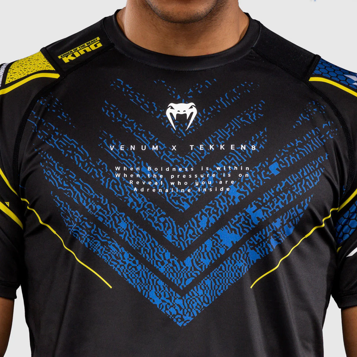 T-shirt Venum Dry Tech Tekken 8 King Black-yellow  - Image 5