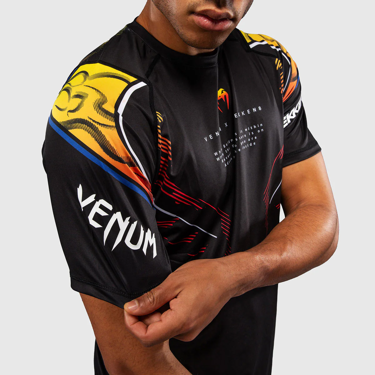 T-shirt Venum Dry Tech Tekken 8 Yoshimitsu Black-orange  - Image 5