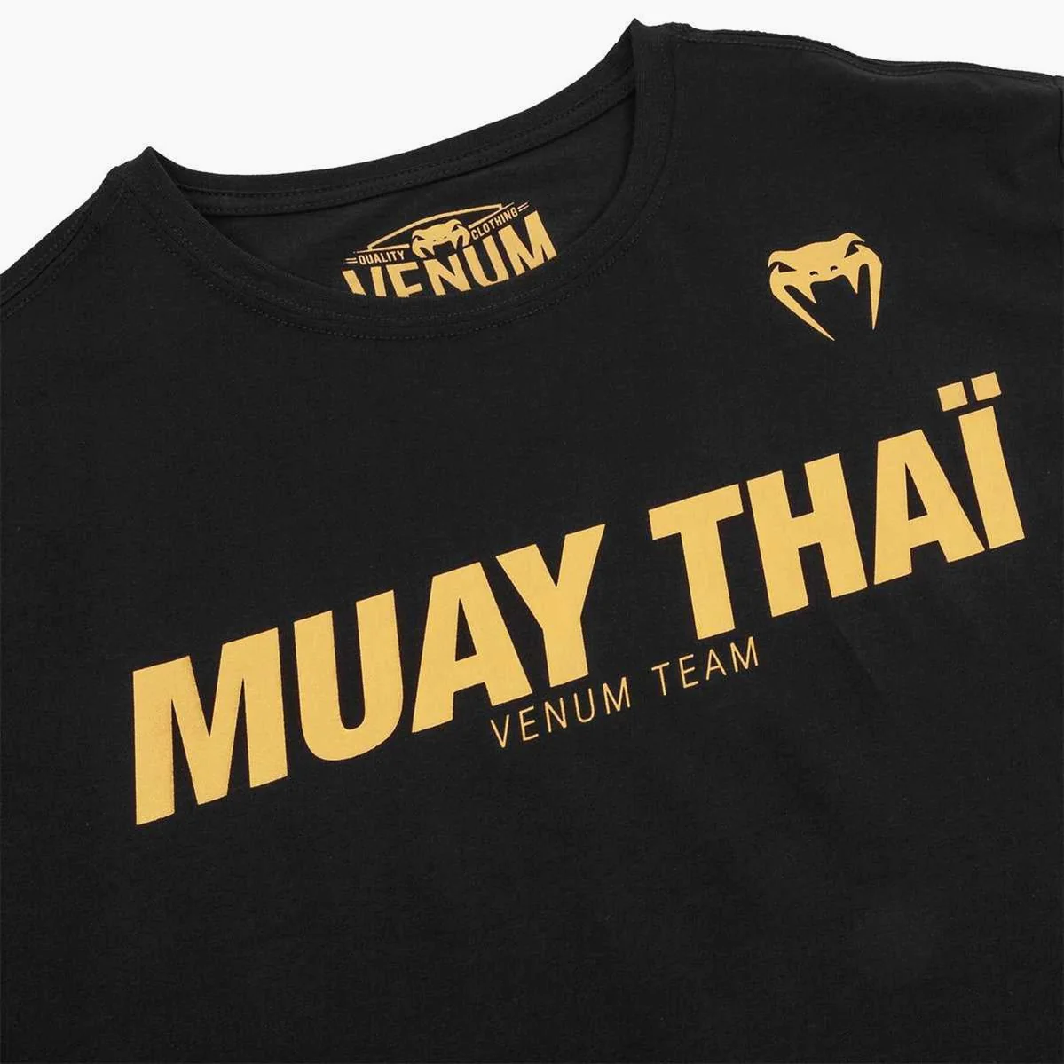 T-shirt Venum Muay Thai VT Black-Gold  - Image 3