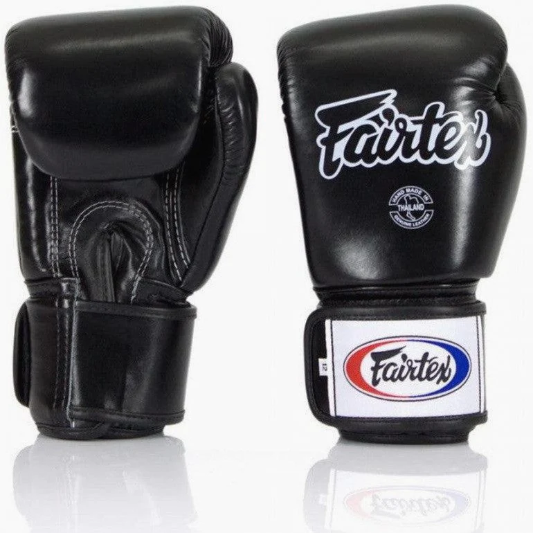 Thai boxing gloves Fairtex BGV1 Black  - Image 3