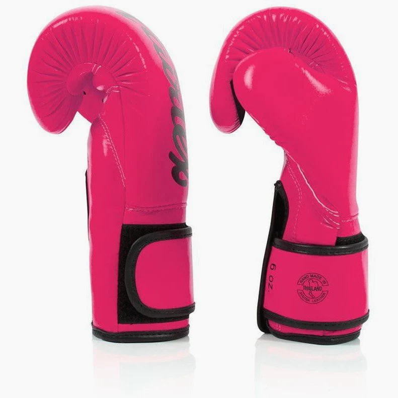 Thai boxing gloves Fairtex BGV14 Pink  - Image 3