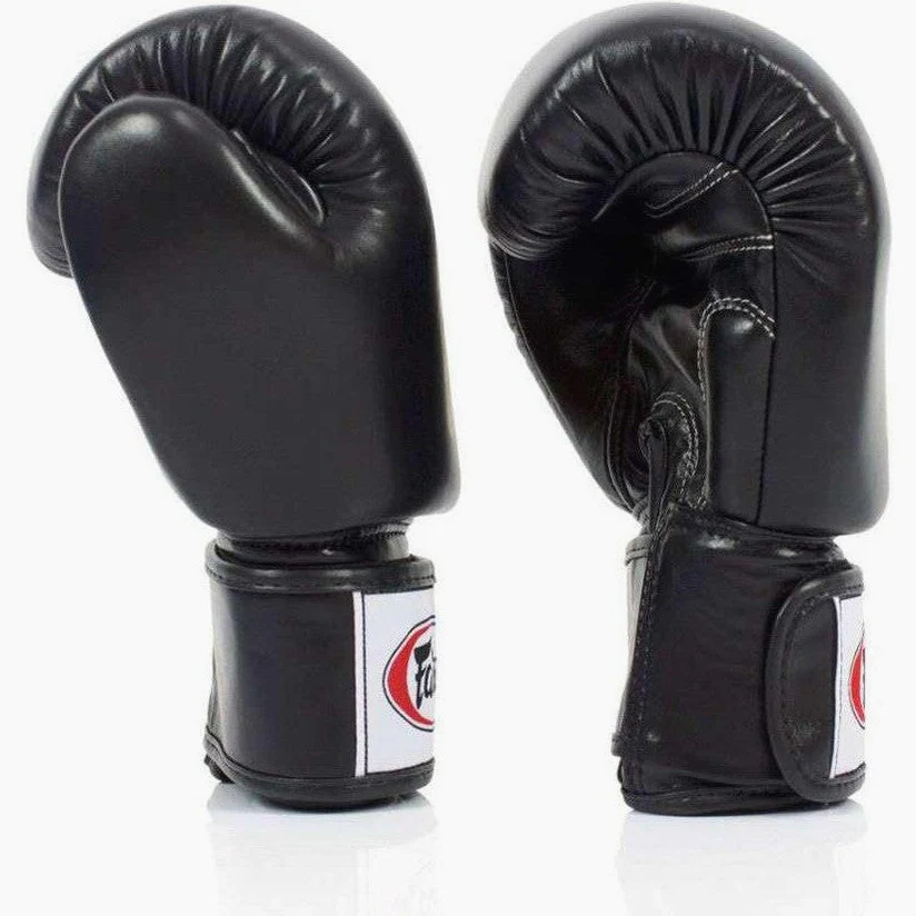 Thai boxing gloves Fairtex BGV19 Deluxe Black  - Image 3