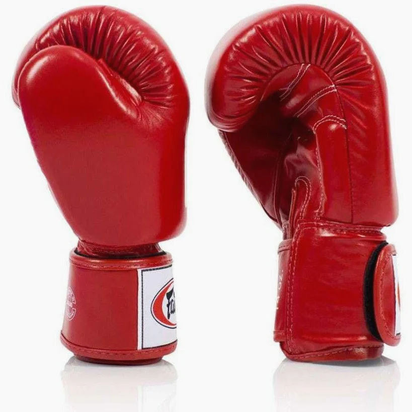 Thai boxing gloves Fairtex BGV19 Deluxe Red  - Image 3