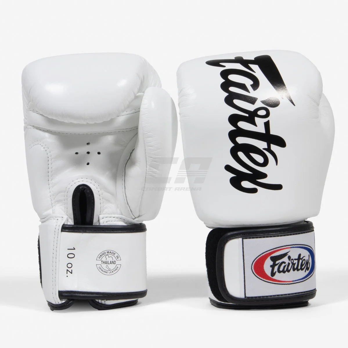 Thai boxing gloves Fairtex BGV19 Deluxe White  - Image 2