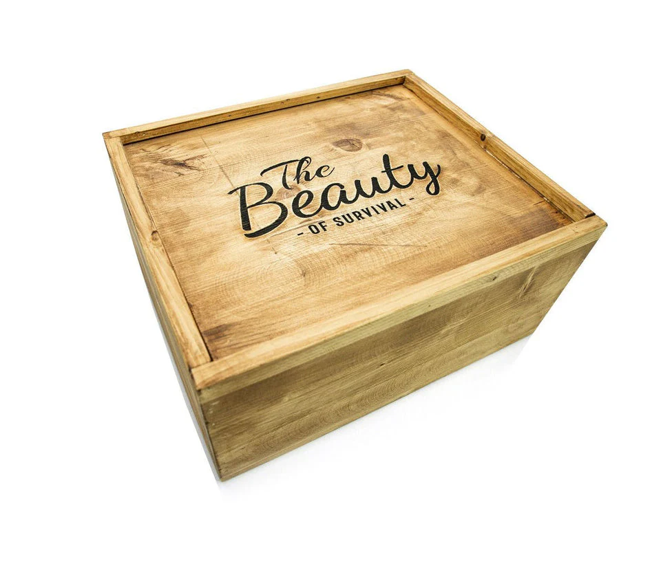 Thai boxing gloves Fairtex BGV24 The Beauty of Survival with wooden box  - Image 9